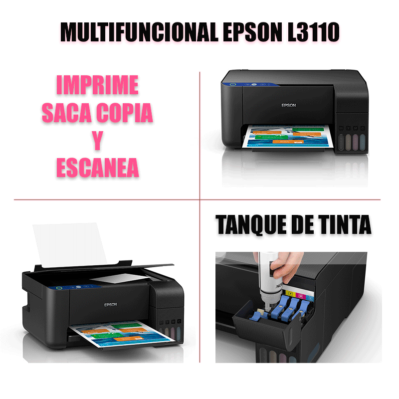 Impresora Multifuncional Epson EcoTank L3110