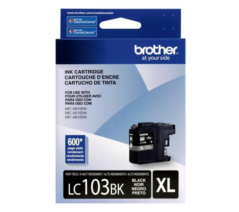 Tinta Brother Lc103bk Negro 4410dw 4510dw 6720dw
