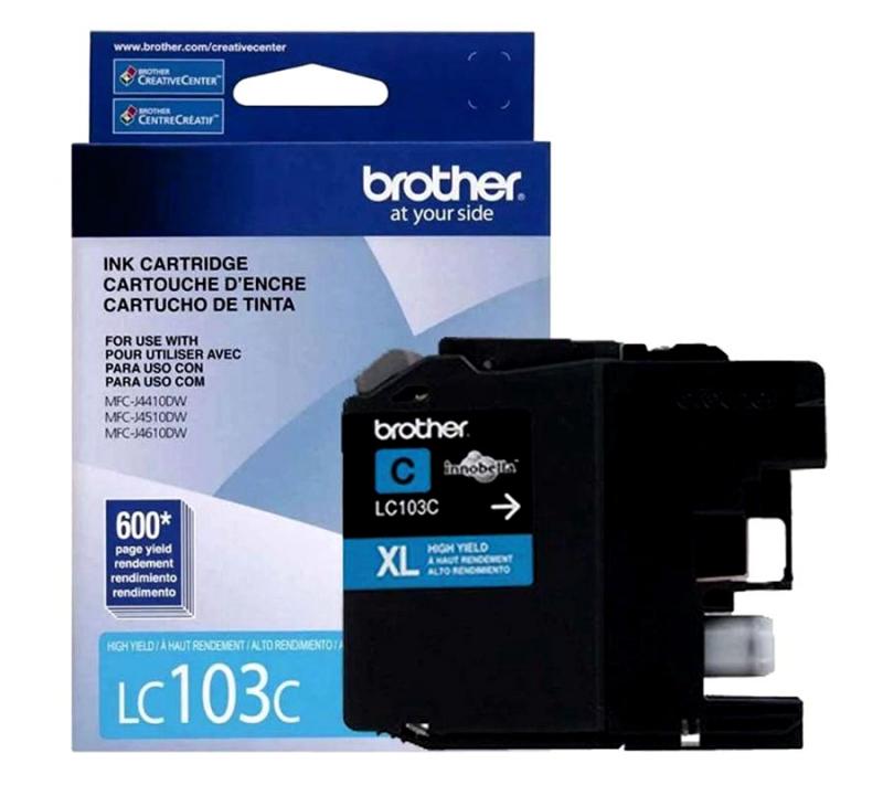 Tinta Brother Lc103c Cyan J4410dw J4510dw J6720dw