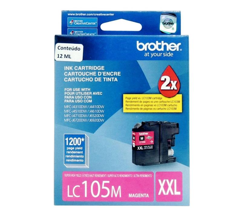 Tinta Brother Lc105m Magenta J4410dw J4510dw J6720dw