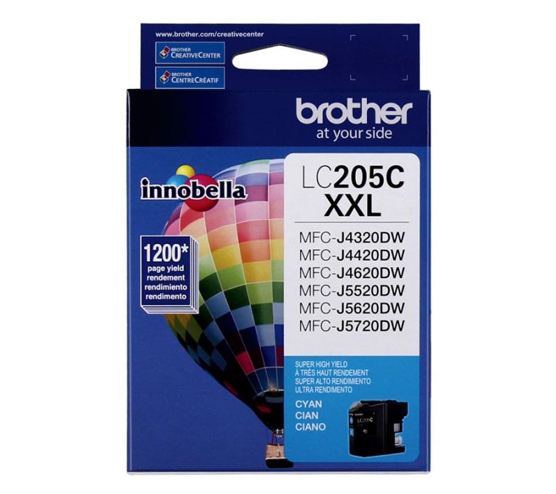 Tinta Brother Lc205c Cyan Mfc J4320dw J4420dw J4620dw