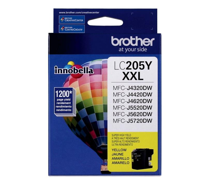 Tinta Brother Lc205y Yellow Mfc J4320dw J4420dw J4620dw