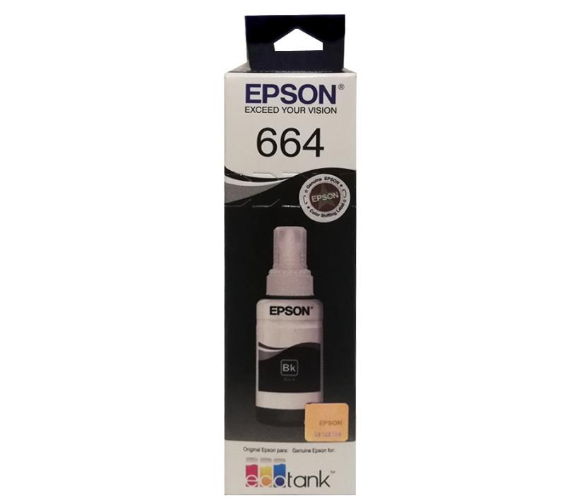 Tinta Epson t664120 negro l200 l375 l395 l475 l495 l575 l1455